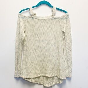 One Grey Day Los Angeles cold shoulder top